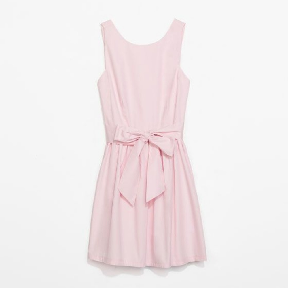 Zara Trafaluc Poplin Sleeveless Pink Dress Sz XS